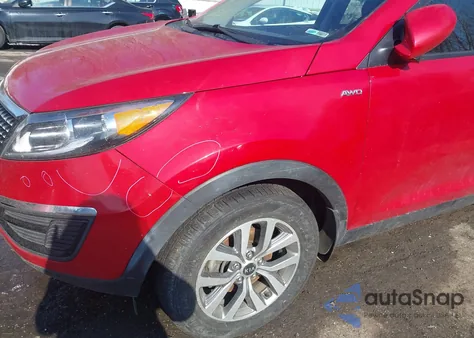 2015 Kia Sportage Lx from USA, damaged, VIN KNDPBCAC1F7757833